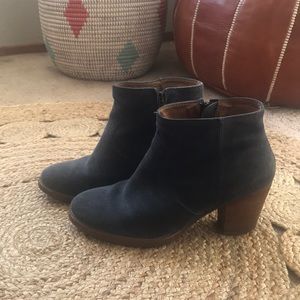 *Unavailable* Madewell Blue Suede Booties